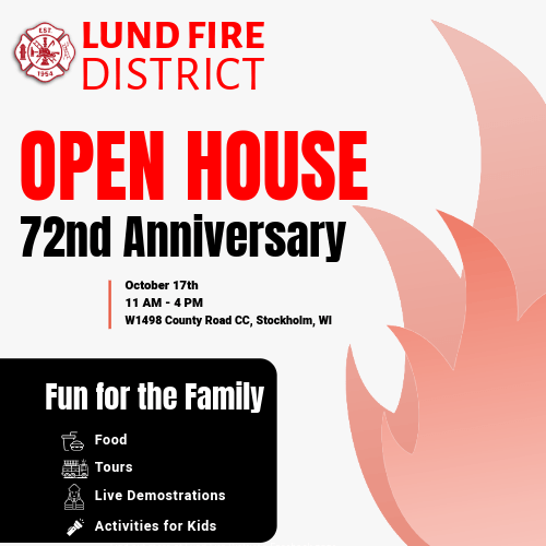Join Us at Lund Fire Department’s 72nd Anniversary Open House